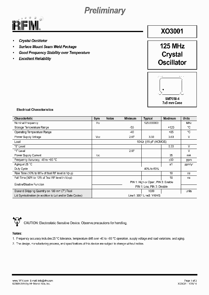 XO3001_4803657.PDF Datasheet