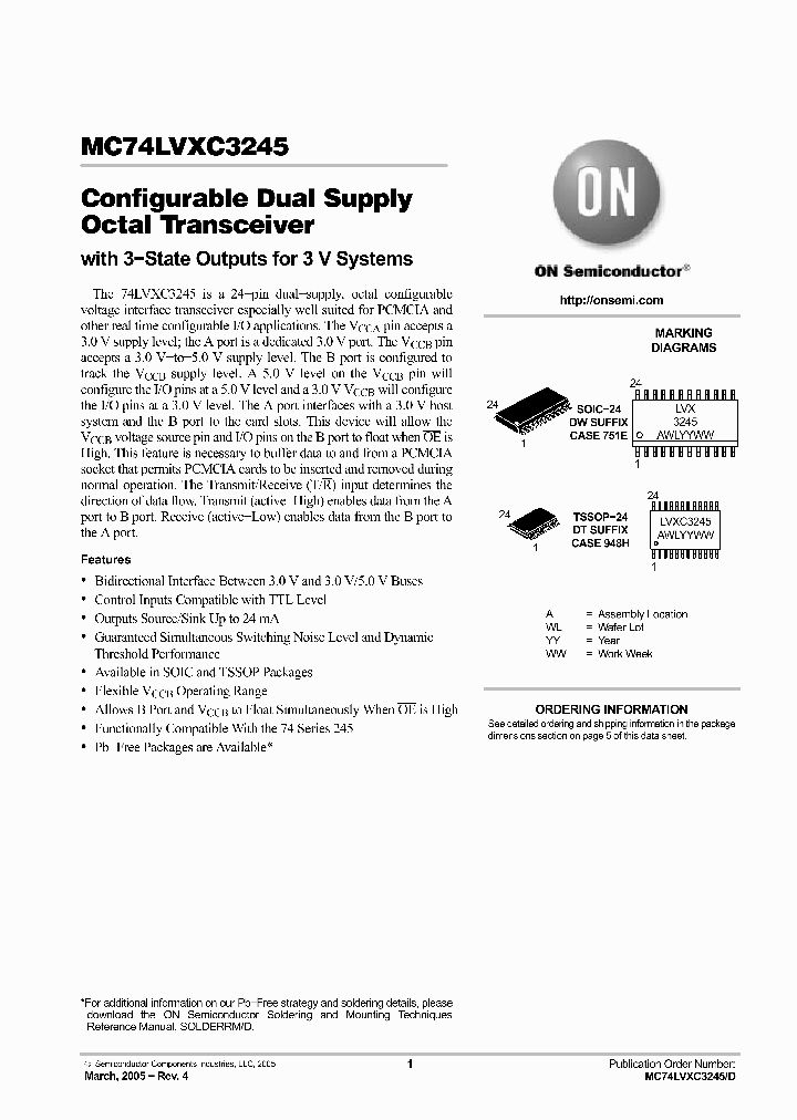 MC74LVXC3245DWR2_4806121.PDF Datasheet