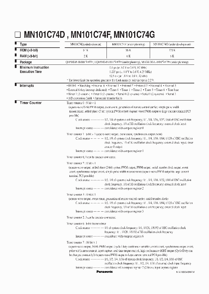 MN101C74D_4806361.PDF Datasheet