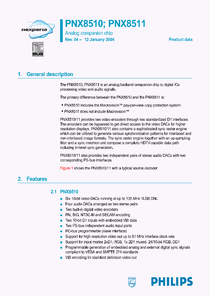 PNX8510HWB1_4807002.PDF Datasheet