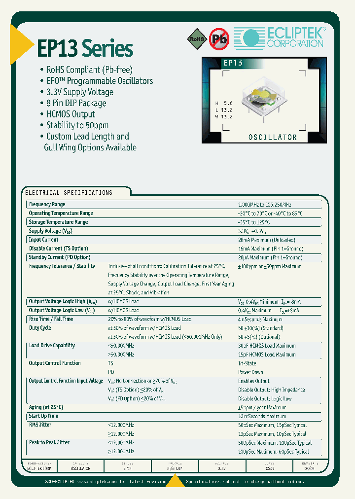 EP1345HSPD-33000M_4806884.PDF Datasheet