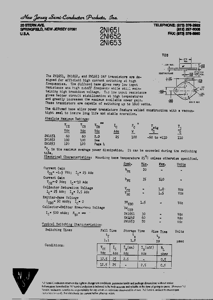 2N1651_4807245.PDF Datasheet