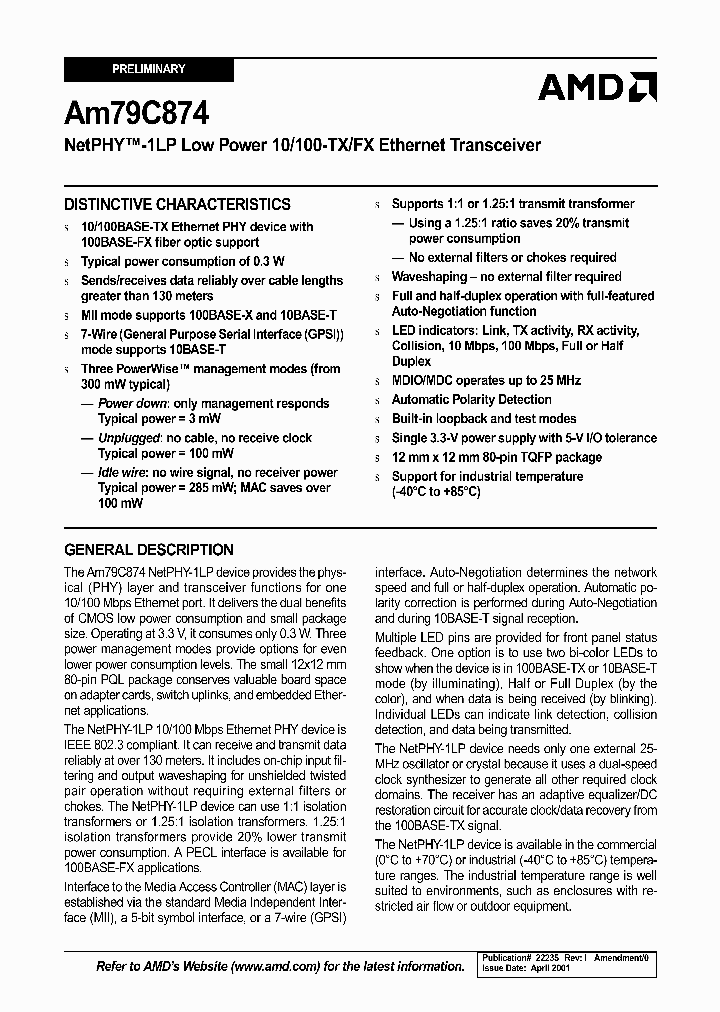 AM79C874VC_4808030.PDF Datasheet