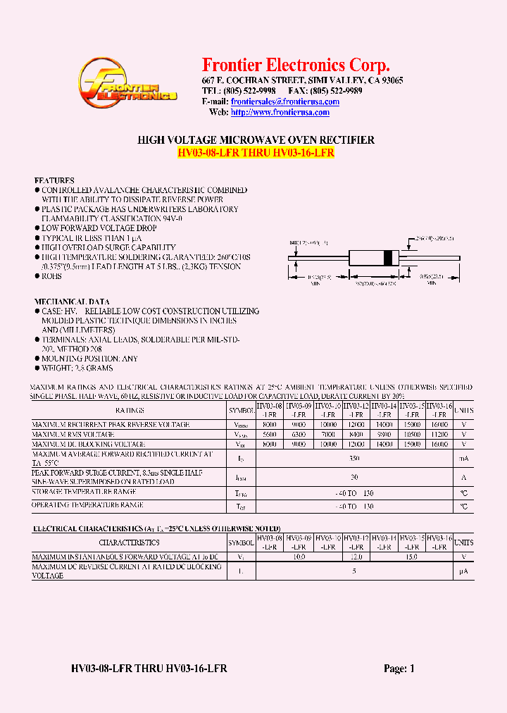 HV03-10-LFR_4809001.PDF Datasheet