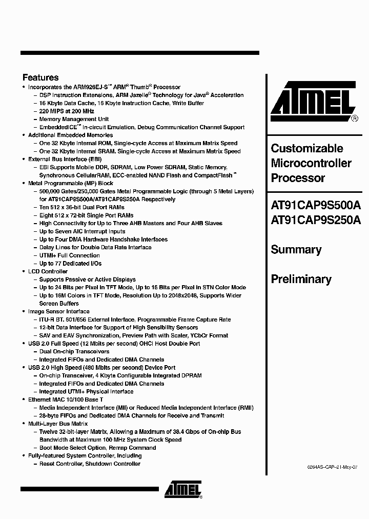 AT91CAP9S250A_4811823.PDF Datasheet