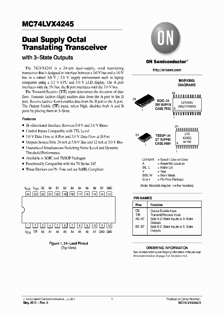 MC74LVX4245DTR2G_4813779.PDF Datasheet