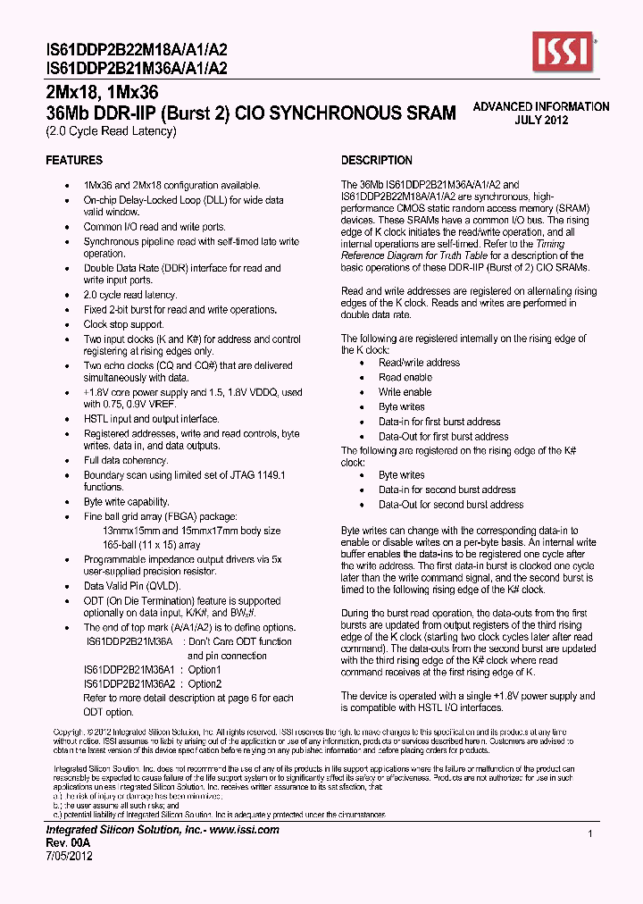IS61DDP2B22M18A_4814472.PDF Datasheet