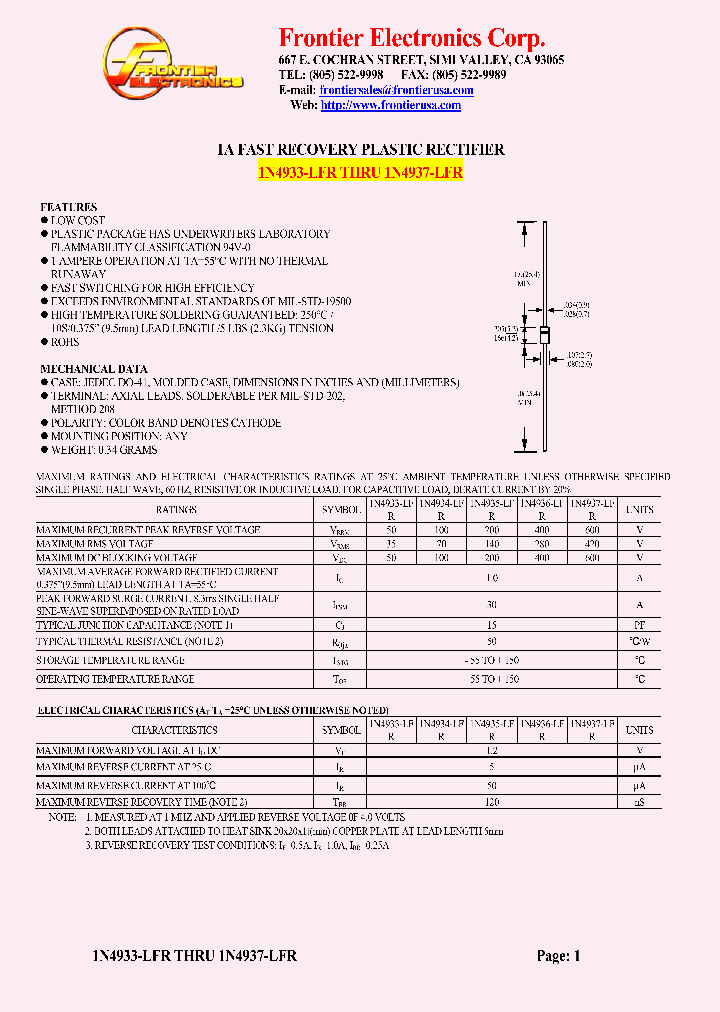 1N4933-LFR_4814731.PDF Datasheet