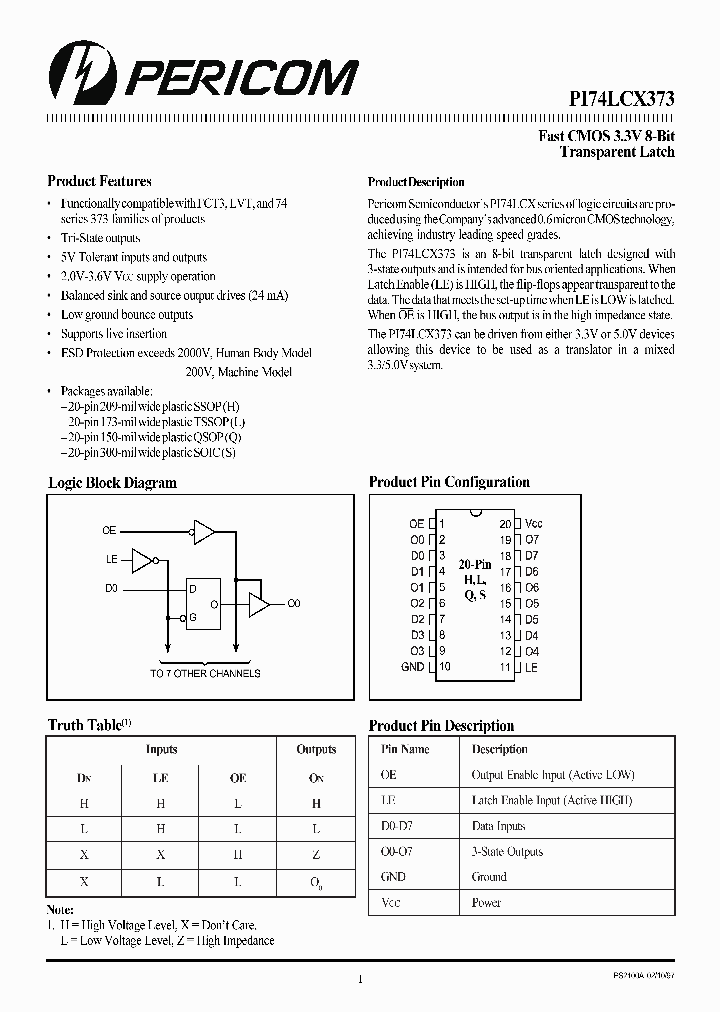 PI74LCX373L_4816291.PDF Datasheet