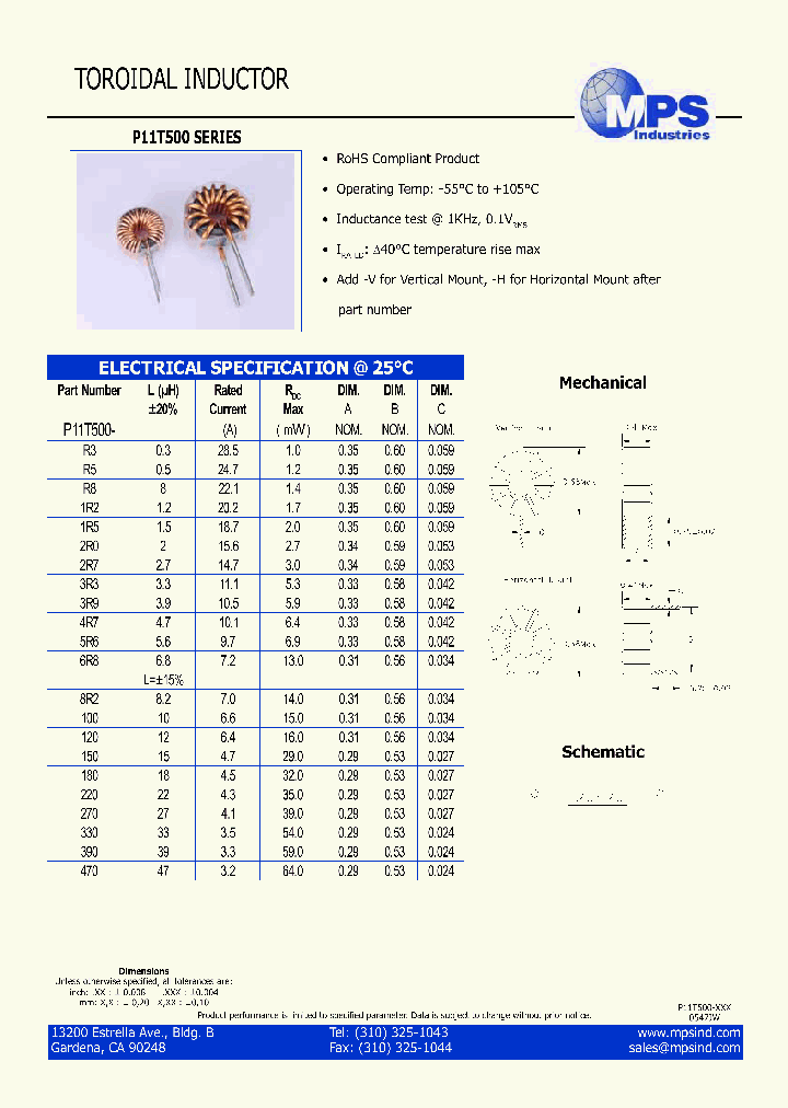 P11T500-470_4816976.PDF Datasheet
