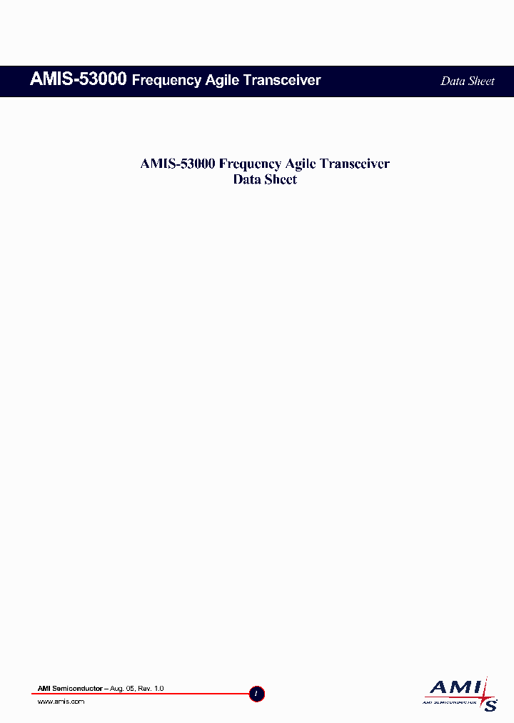 AMIS-53000_4818373.PDF Datasheet