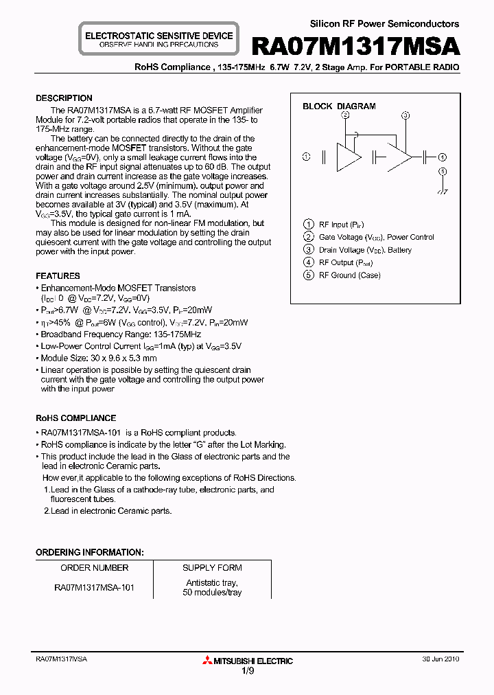 RA07M1317MSA10_4820565.PDF Datasheet