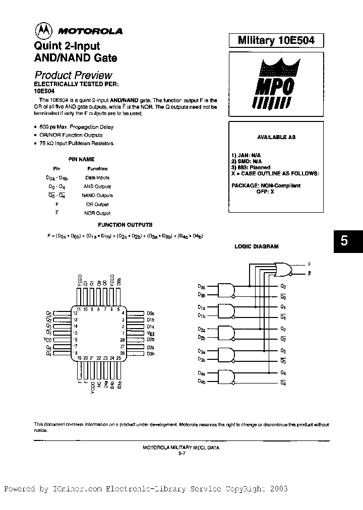 10E504BYAJC_4822198.PDF Datasheet