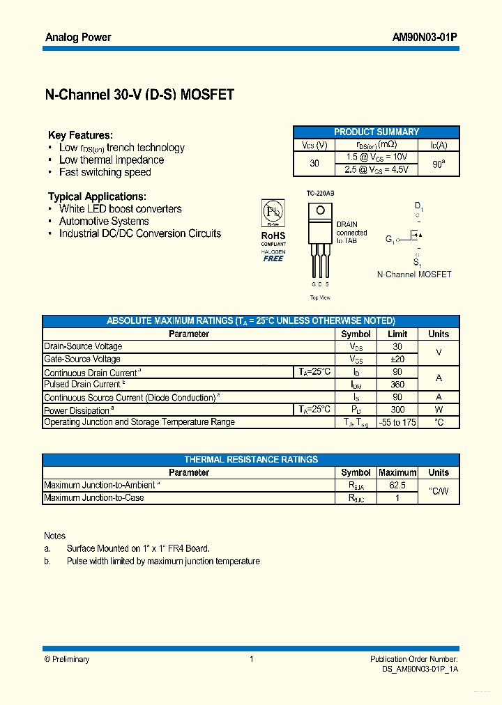 AM90N03-01P_4822360.PDF Datasheet