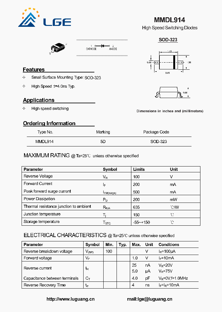 MMDL914_4822548.PDF Datasheet