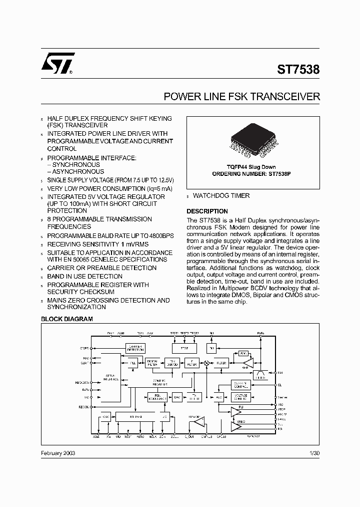 ST7538P_4826302.PDF Datasheet