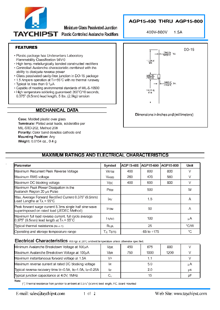 AGP15-600_4827294.PDF Datasheet