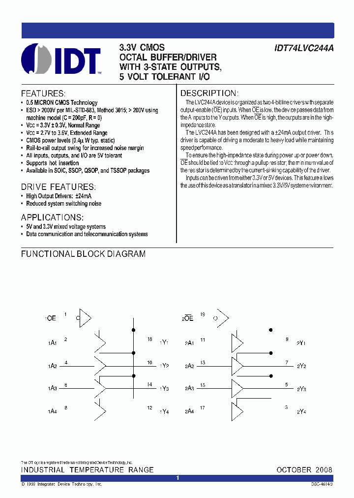 74LVC244ASO_4827733.PDF Datasheet