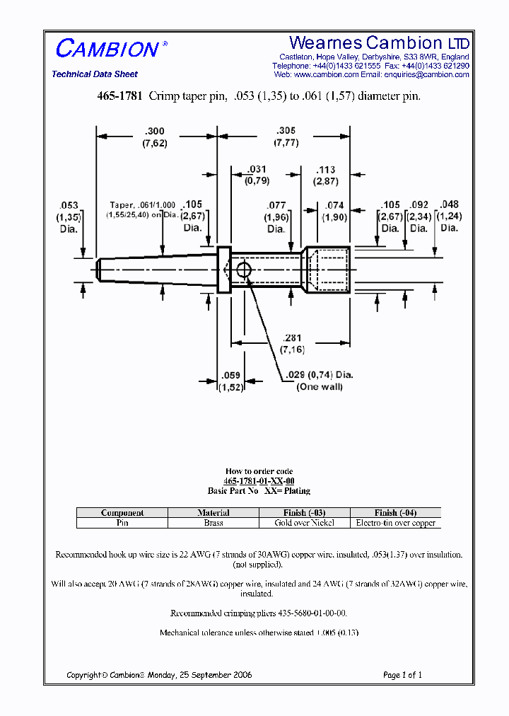 465-1781_4829081.PDF Datasheet