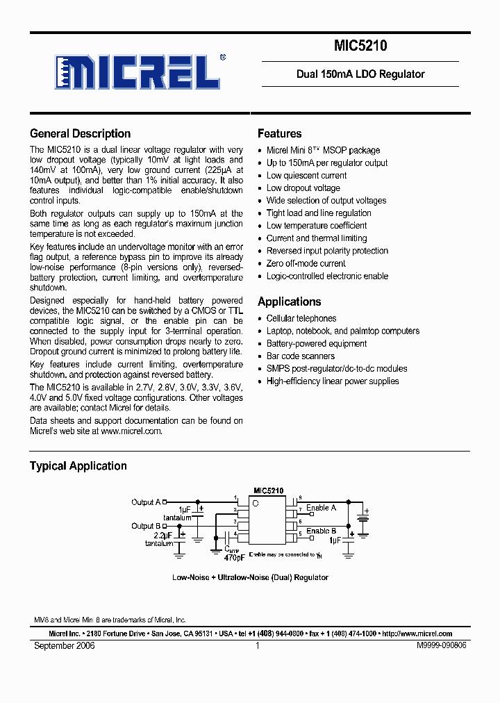MIC5210-50YMM_4829917.PDF Datasheet