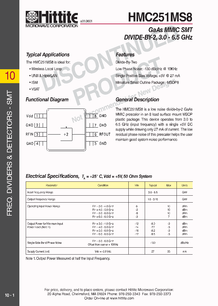 HMC251MS810_4834598.PDF Datasheet