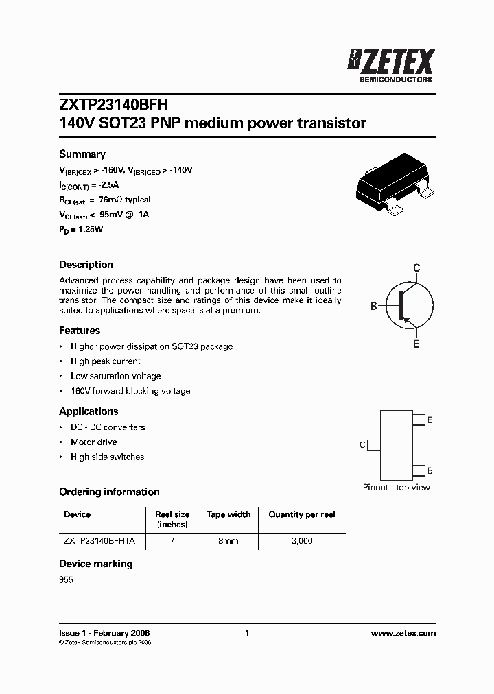 ZXTP23140BFH_4836059.PDF Datasheet