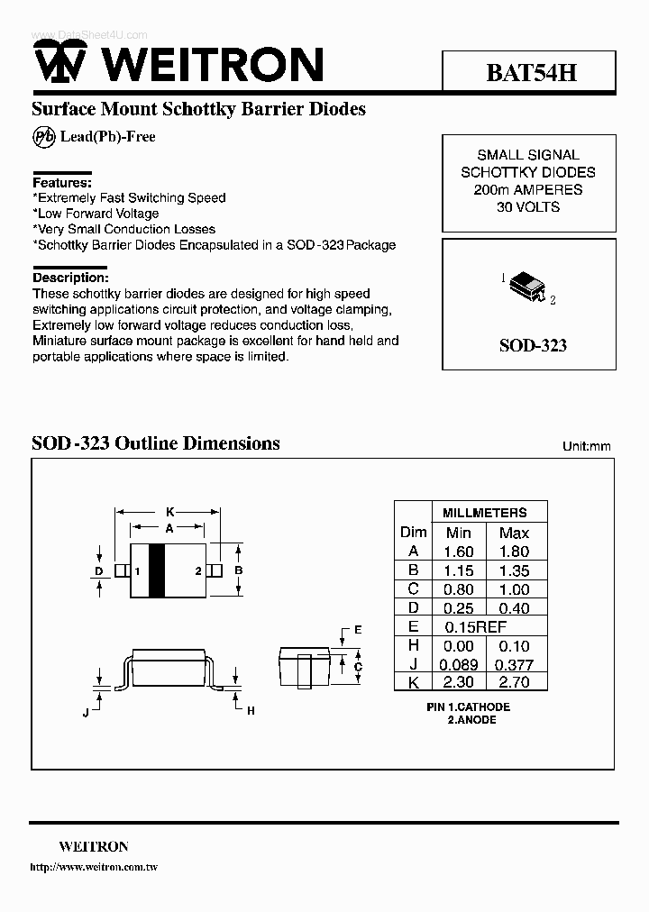 BAT54H_4837342.PDF Datasheet