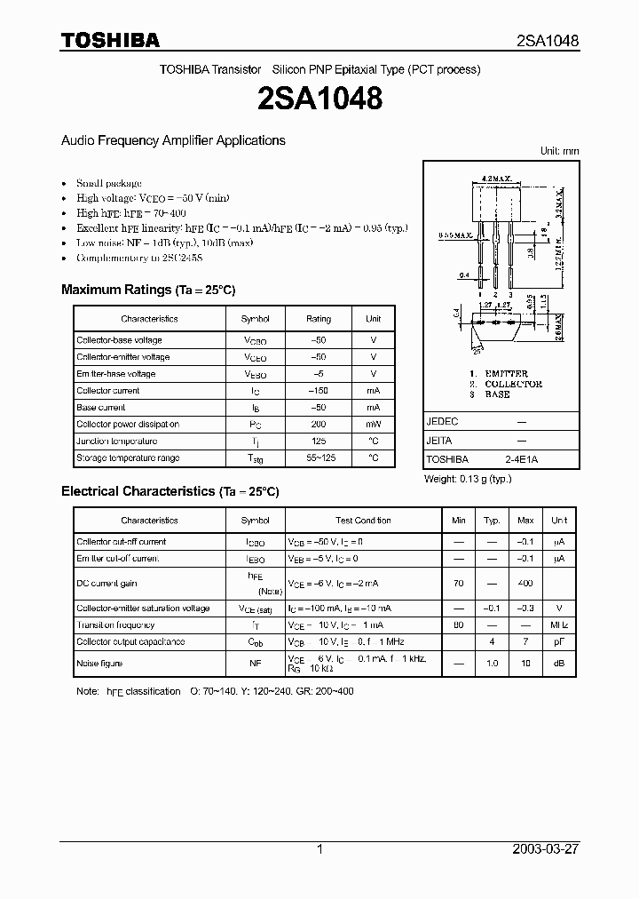 2SA1048_4837260.PDF Datasheet