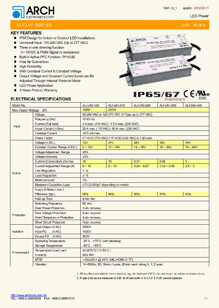 ALF240-28S_4837983.PDF Datasheet