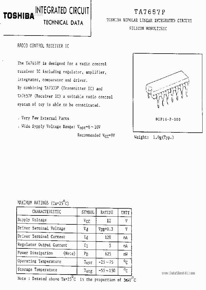 TA7657P_4841355.PDF Datasheet
