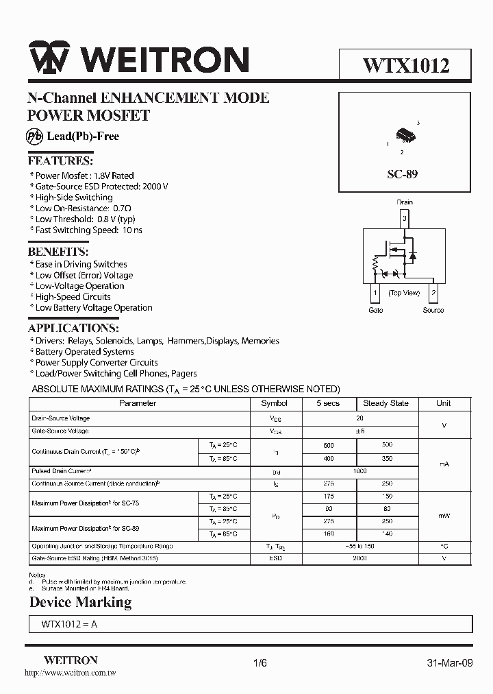 WTX1012_4841424.PDF Datasheet
