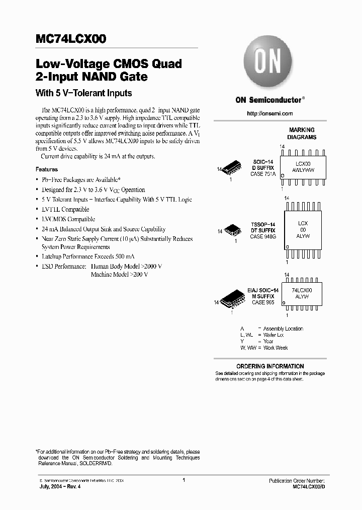 MC74LCX00DG_4842140.PDF Datasheet
