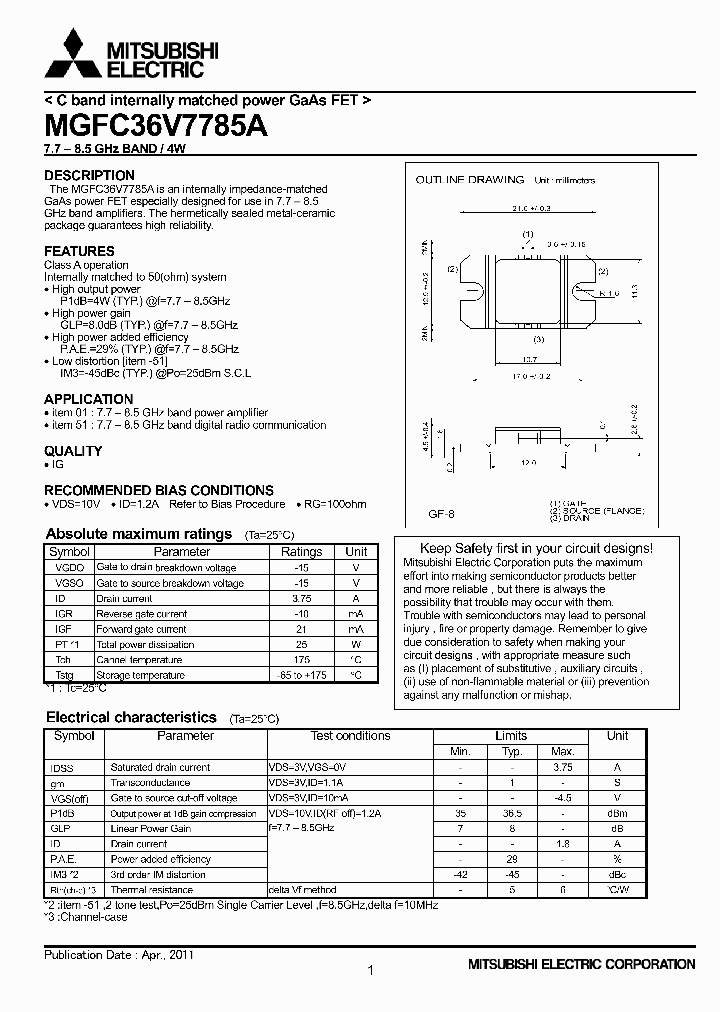 MGFC36V7785A_4843341.PDF Datasheet