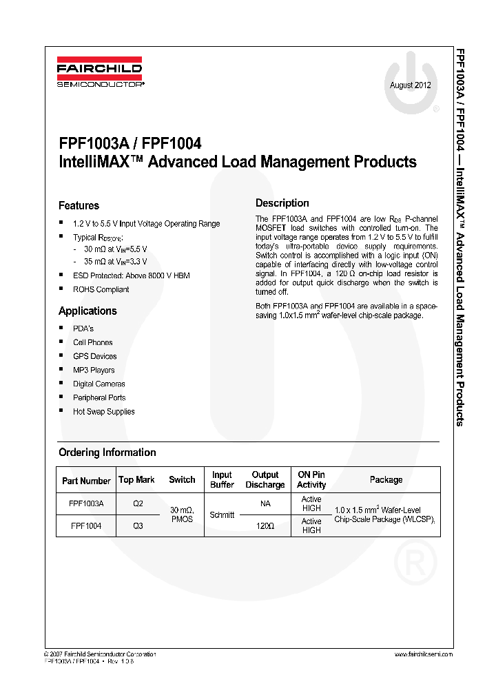 FPF1003A12_4846600.PDF Datasheet