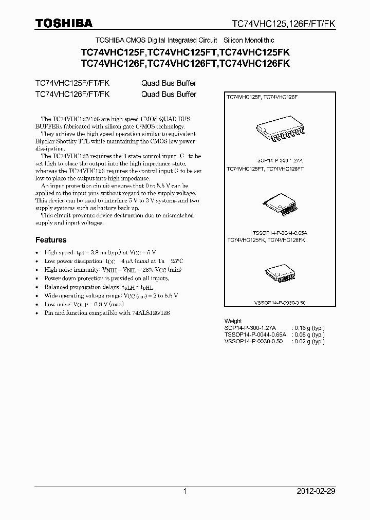 TC74VHC125FK12_4846760.PDF Datasheet