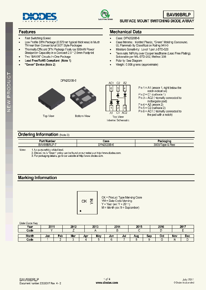 BAV99BRLP_4846997.PDF Datasheet