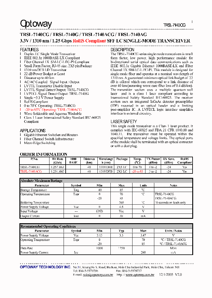 TRSL-7140G_4847294.PDF Datasheet
