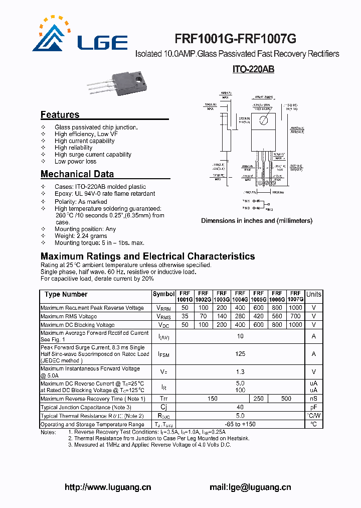 FRF1001G_4848289.PDF Datasheet