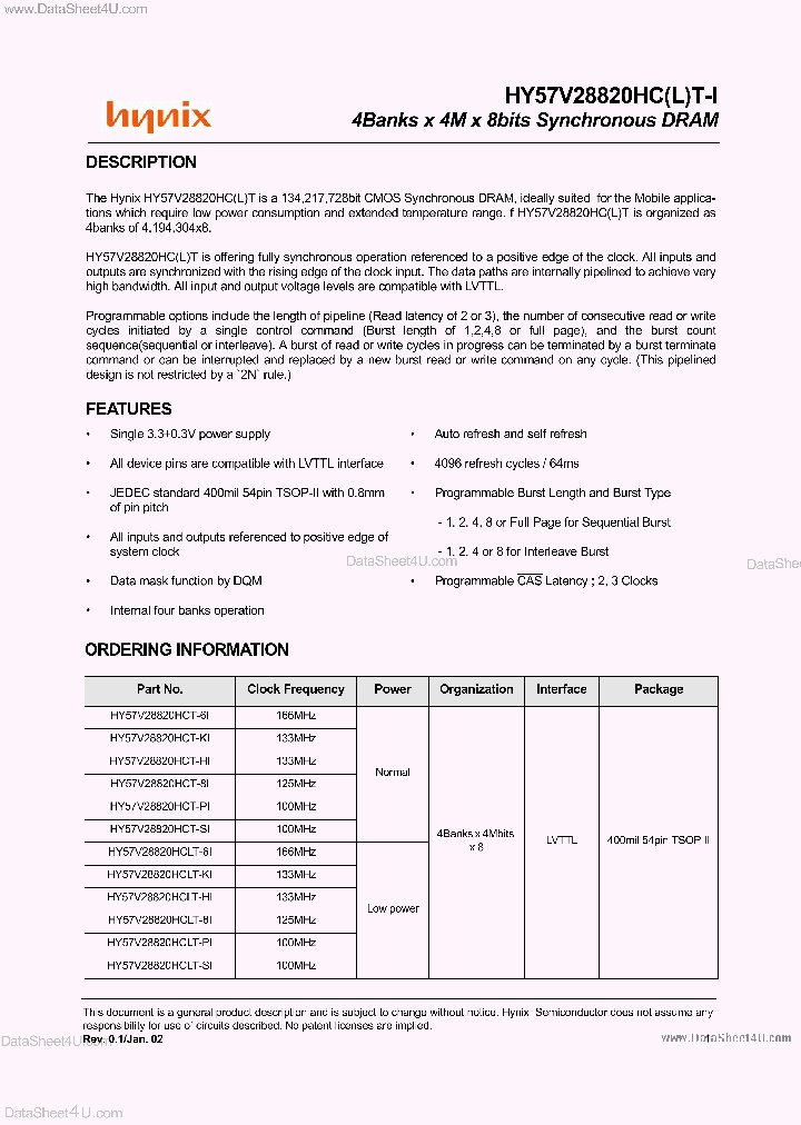 HY57V28820HLT-L_4848440.PDF Datasheet