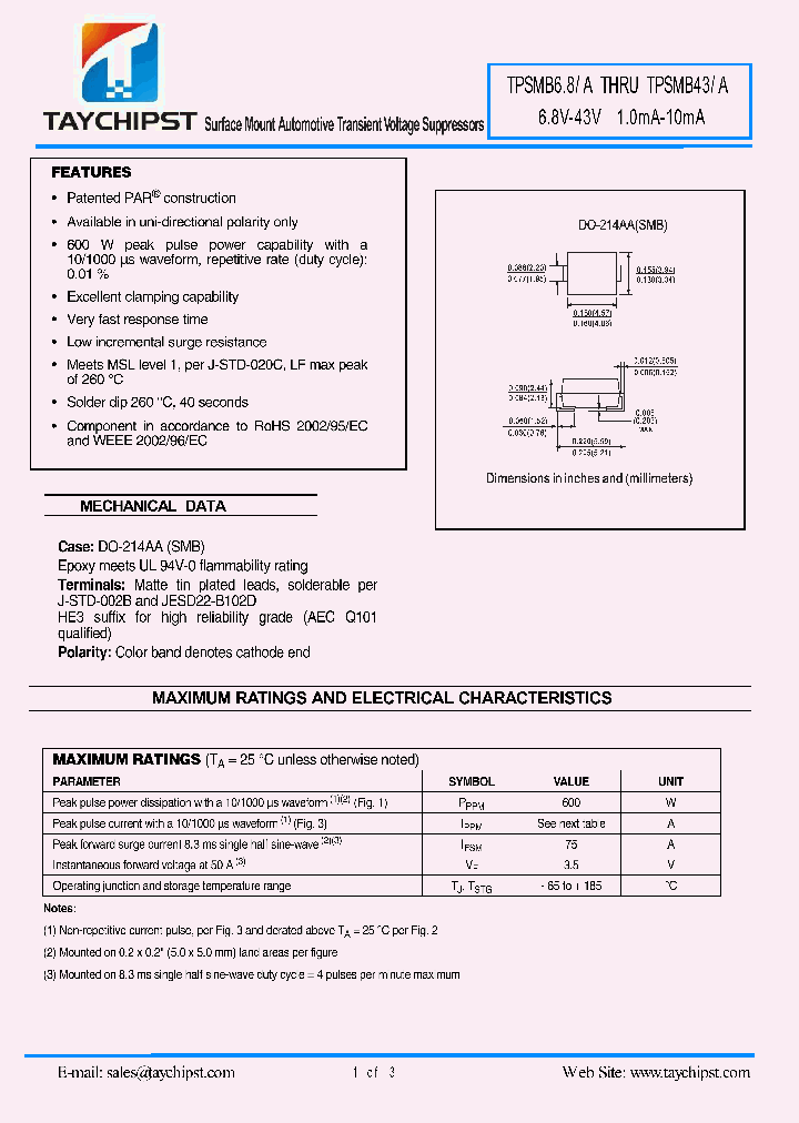 TPSMB68_4849306.PDF Datasheet