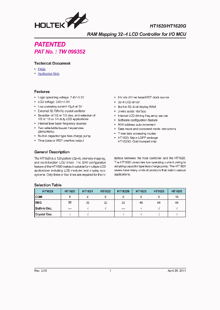 HT162011_4850187.PDF Datasheet