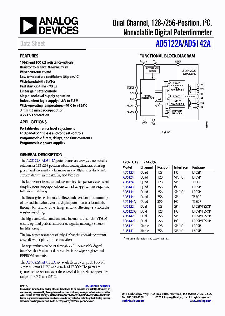AD5142ABRUZ100-RL7_4850300.PDF Datasheet