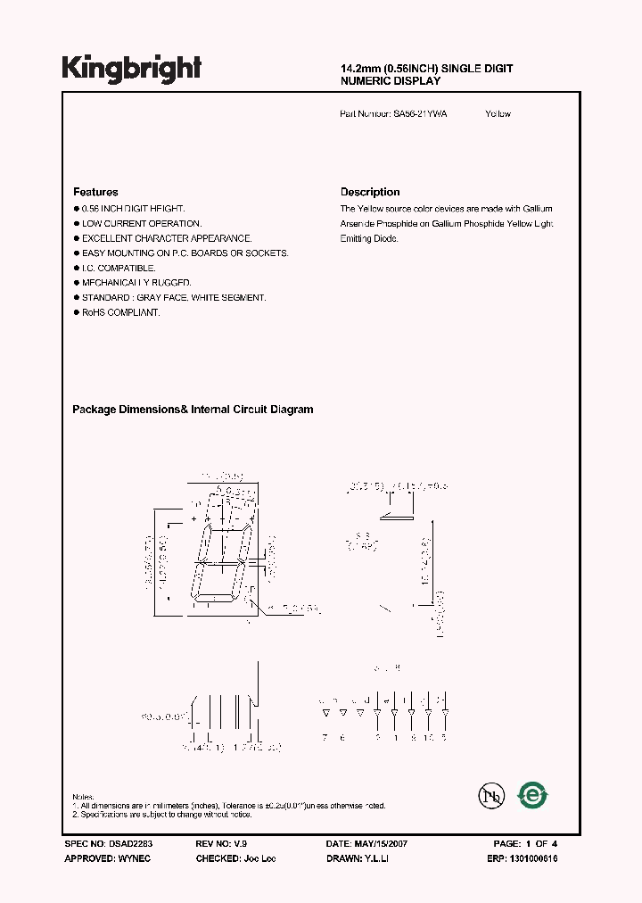 SA56-21YWA_4851288.PDF Datasheet