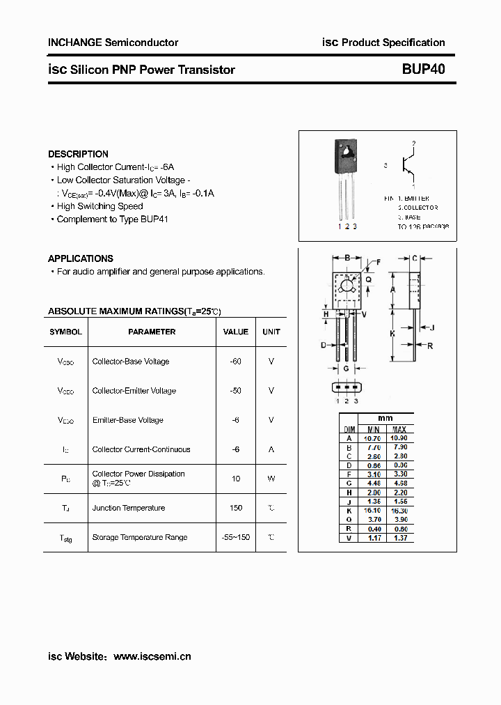 BUP40_4852244.PDF Datasheet