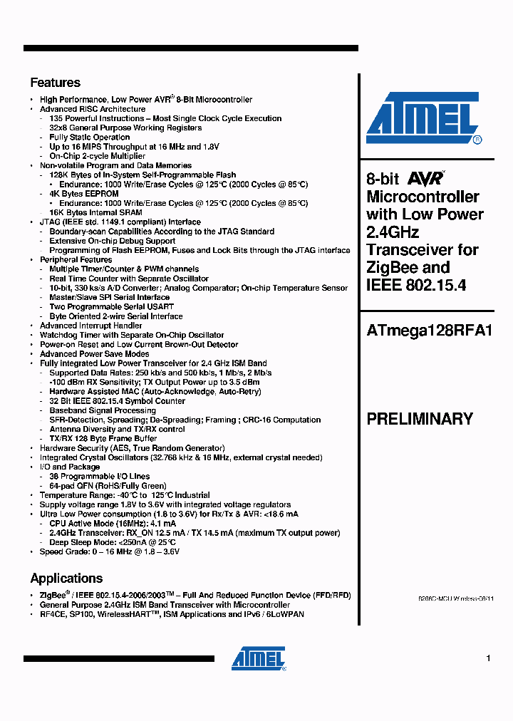 ATMEGA128RFA1_4852558.PDF Datasheet