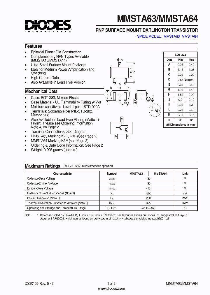 MMSTA64_4854284.PDF Datasheet