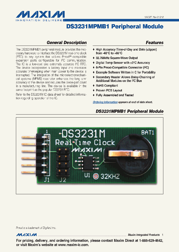DS3231MPMB1_4859104.PDF Datasheet