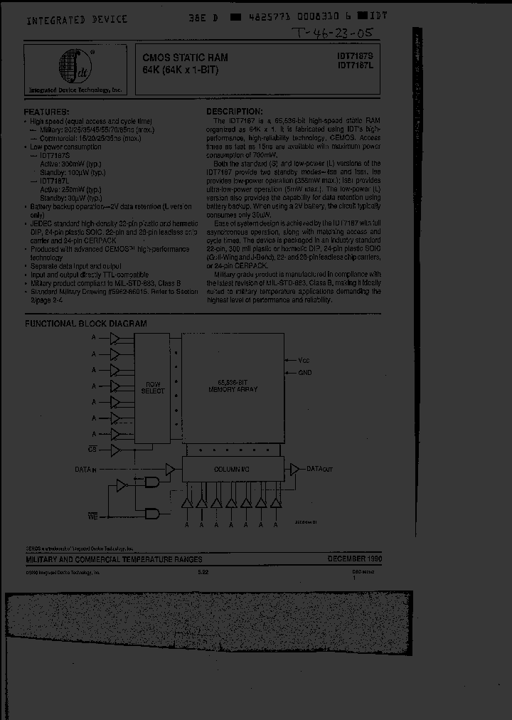 IDT7187LF_4859960.PDF Datasheet