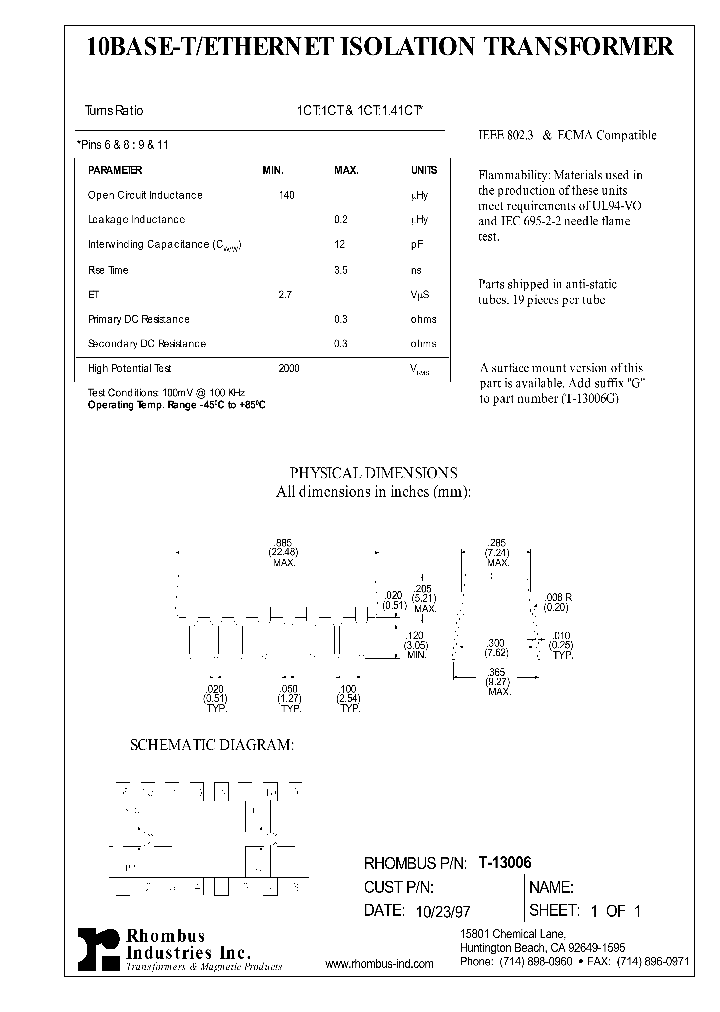 T-13006_4863353.PDF Datasheet