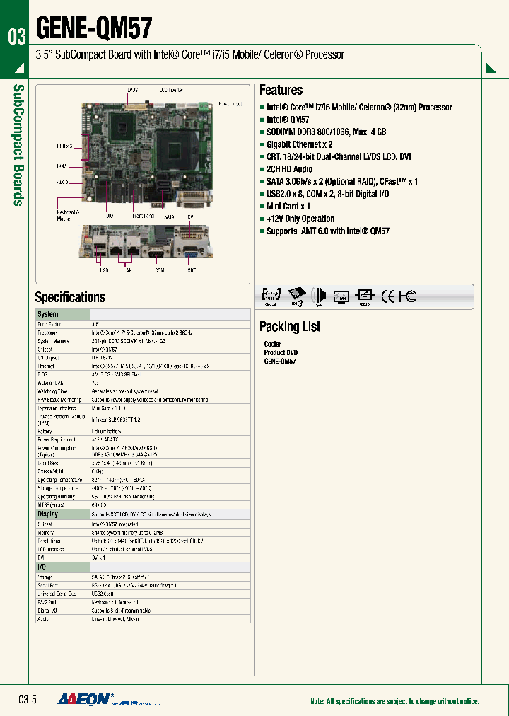 TF-GENE-QM57-A10_4864157.PDF Datasheet